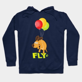 Dog flying Hoodie